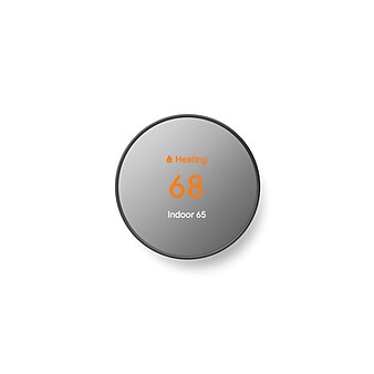 Google Nest WiFi Smart Thermostat, Black (GA02081-US)