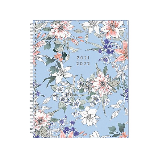 20212022 Blue Sky 8.5" x 11" Academic Planner, Lilian, Multicolor