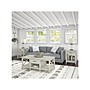 Bush Furniture Key West 47" x 24" Coffee Table with 2 End Tables, Linen White Oak (KWS023LW)~#|#~sp109593215_sc7