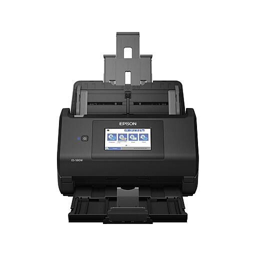 Epson WorkForce ES580W Wireless Duplex Document Scanner, Black