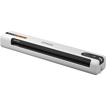 Epson RapidReceipt RR-60 Portable Document Scanner, Black/White (B11B252204)