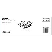 Berkley Square Dispens-a-Kit Polystyrene Assorted Cutlery Kit, Medium-Weight, Black, 75/Box (1223010)
