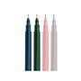 Poppin Fineliner Felt Pens, Fine Point, 0.5mm, Black Ink, 4/Pack (107475)~#|#~sp109762992_sc7