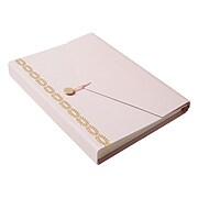 Martha Stewart Accordion File, 13-Pocket, 12.75" x 9", Pink (MS108H)