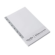 Martha Stewart Discbound Junior College Ruled Filler Paper, 5.5" x 8.5", White, 50 Sheets/Pack (MS107W)
