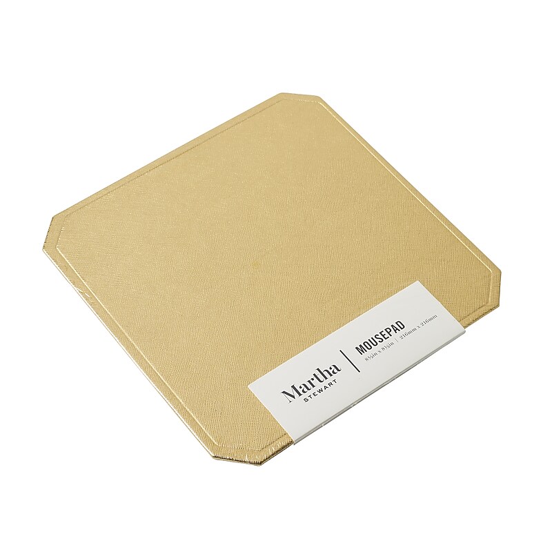 Martha Stewart Mouse Pad, Gold (MS107Q) image 1