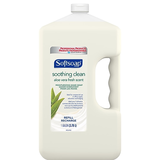 Softsoap Soothing Clean Liquid Hand Soap Refill, Aloe Vera Scent, 1 Gallon (201900) Staples