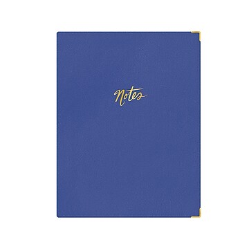 Blue Sky Thimblepress Faux Leather Padfolio, Navy (130504)