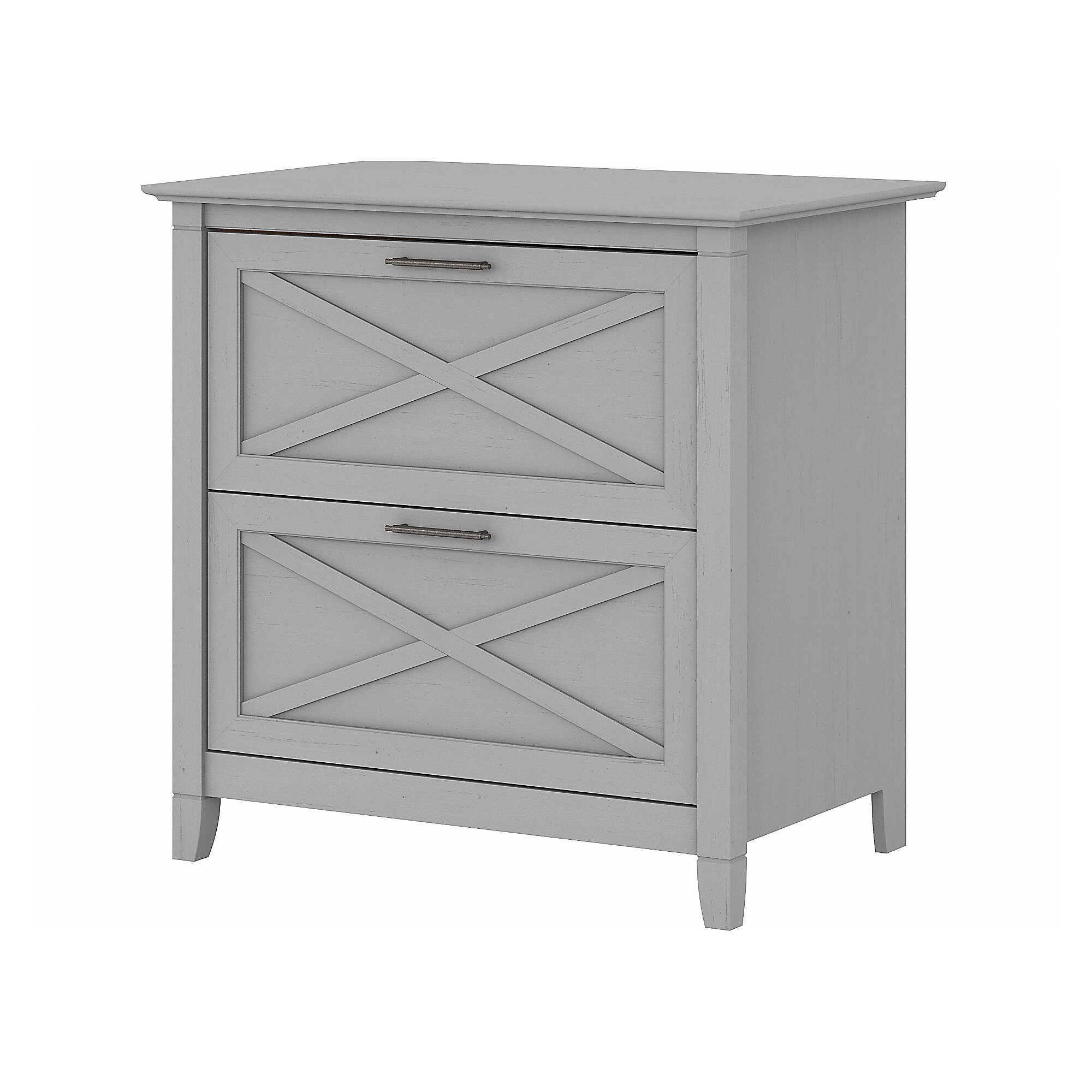 Bush Furniture Key West 2-Drawer Lateral File Cabinet, Letter/Legal, Cape Cod Gray, 30″ (KWF130CG-03) Sansujyuku sansujyuku.com
