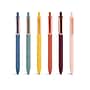 Poppin Luxe Retractable Gel Pens, Fine Point, 0.7mm, Black Ink, Dozen (107125)~#|#~sp109851299_sc7