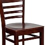 Flash Furniture HERCULES Series Traditional Wood Ladder Back Restaurant Barstool, Mahogany Wood (XUW05BARMAH)~#|#~sp109851942_sc7