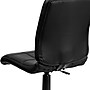Flash Furniture Clayton Armless Vinyl Swivel Mid-Back Quilted Task Office Chair, Black (GO16911BK)~#|#~sp109852621_sc7