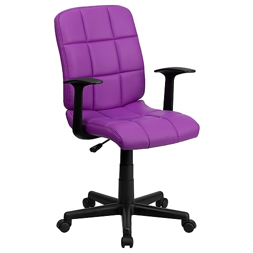 Purple office online chair staples