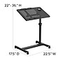 Flash Furniture 23" Laminate Laptop Desks Black (NANJG06BBK)~#|#~sp109854719_sc7