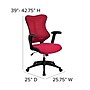 Flash Furniture Kale Ergonomic Mesh Swivel High Back Executive Office Chair, Burgundy (BLZP806BY)~#|#~sp109854724_sc7