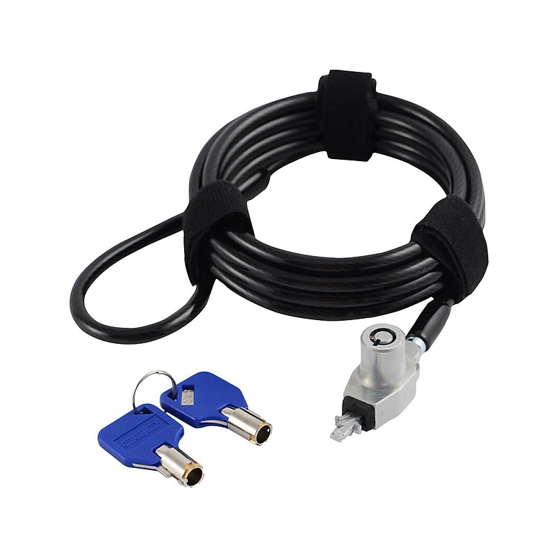 CODi Laptop Bilateral Key Cable Lock, 6ft. (A02040) image 1