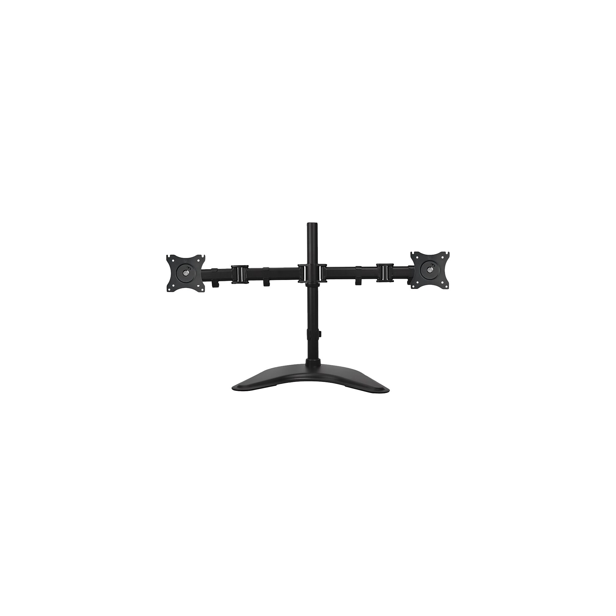 SIIG Articulated Freestanding Dual Monitor Desk Stand – 13″-27″ Mounting kit, Up to 27″, Black (CE-MT1U12-S1) Simolary simolary.com