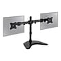 SIIG Articulated Freestanding Dual Monitor Desk Stand - 13"-27" Mounting kit, Up to 27", Black (CE-MT1U12-S1)~#|#~sp109936237_sc7