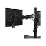 SIIG Articulated Freestanding Dual Monitor Desk Stand - 13"-27" Mounting kit, Up to 27", Black (CE-MT1U12-S1)~#|#~sp109936240_sc7