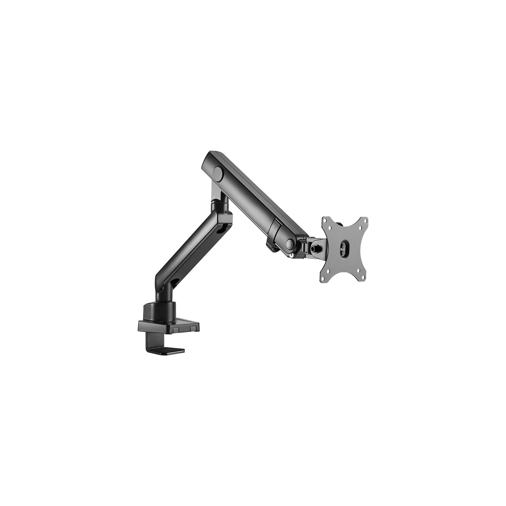 SIIG Aluminum Mechanical Spring Slim Monitor Arm – Single, Up to 32″, Black (CE-MT2T12-S1) Simolary simolary.com