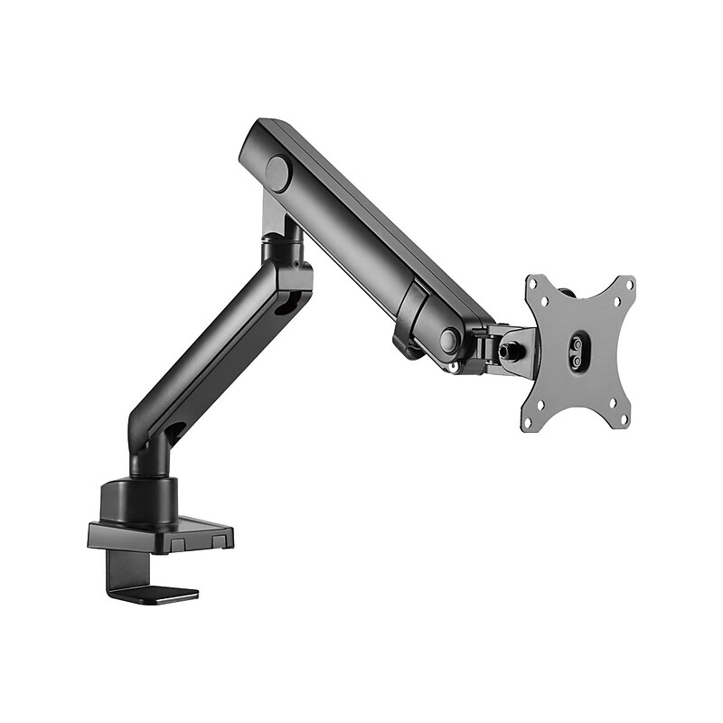 SIIG Aluminum Mechanical Spring Slim Monitor Arm - Single, Up to 32", Black (CE-MT2T12-S1) image 1