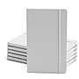 Poppin Composition Notebooks, 5" x 8.25", Narrow Ruled, 192 Sheets, Gray/Silver, 25/Pack (104132)~#|#~sp109937368_sc7
