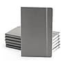 Poppin Professional Notebooks, 5" x 8.25", College Ruled, 96 Sheets, Gray/Silver, 25/Set (104134)~#|#~sp109937370_sc7