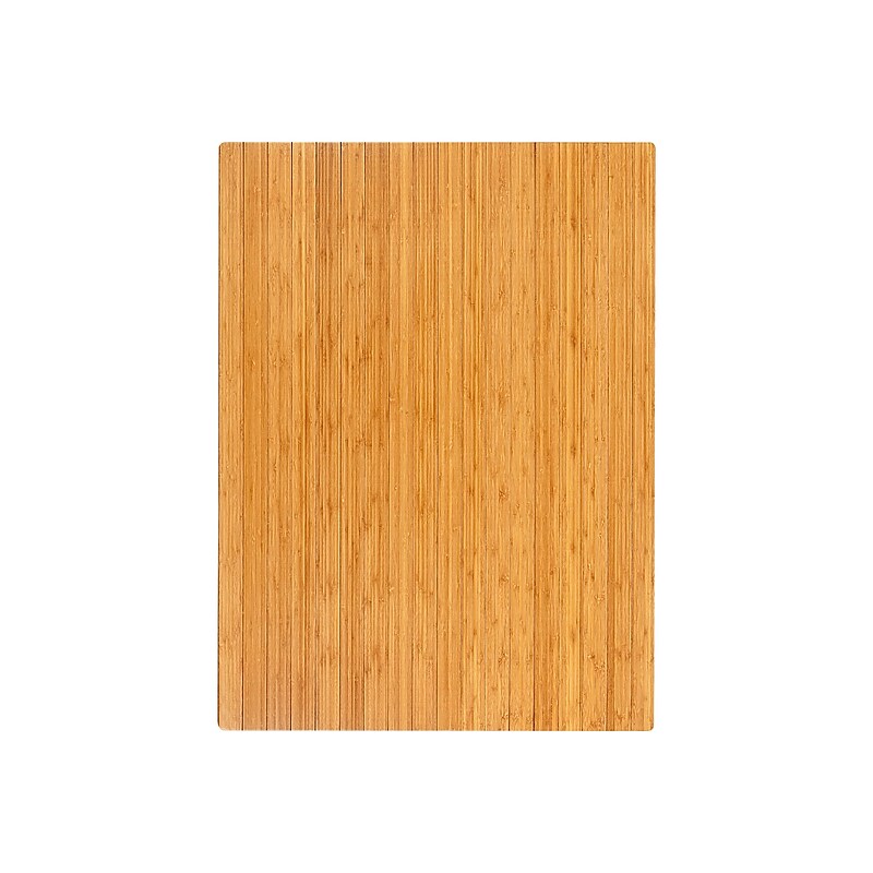 Anji Mountain Carpet & Hard Floor Chair Mat, 36" x 48'', Low-Pile, Bamboo (PB0103ST) image 1