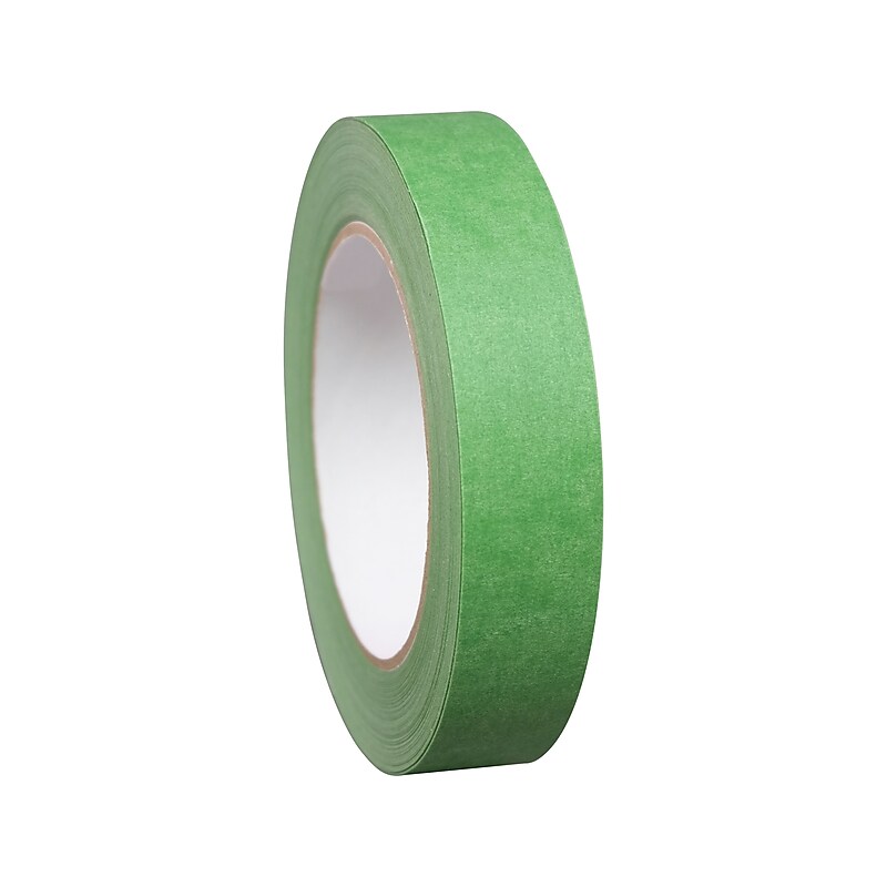 Decker Tape Products 1" x 60 Yds. Masking Tape, Green, 36/Case (228(CW)-1) image 1