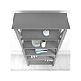 Bush Furniture Key West 66"H 5-Shelf Bookcase with Adjustable Shelves, Cape Cod Gray Laminated Wood (KWB132CG-03)~#|#~sp109939775_sc7