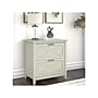 Bush Furniture Key West 2-Drawer Lateral File Cabinet, Letter/Legal, Linen White Oak, 30" (KWF130LW-03)~#|#~sp109940249_sc7