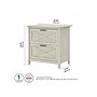 Bush Furniture Key West 2-Drawer Lateral File Cabinet, Letter/Legal, Linen White Oak, 30" (KWF130LW-03)~#|#~sp109940252_sc7