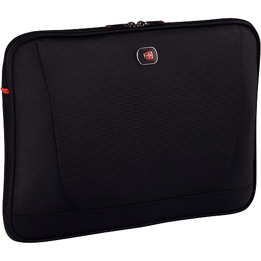 Wenger BETA Laptop Sleeve for 16" Laptops, Black Fabric (28062010) at