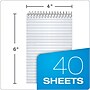 Ampad Memo Books, 4" x 6", Narrow Ruled, Assorted Colors, 40 Sheets/Pad, 3 Pads/Pack (AMP45094)~#|#~sp110464241_sc7