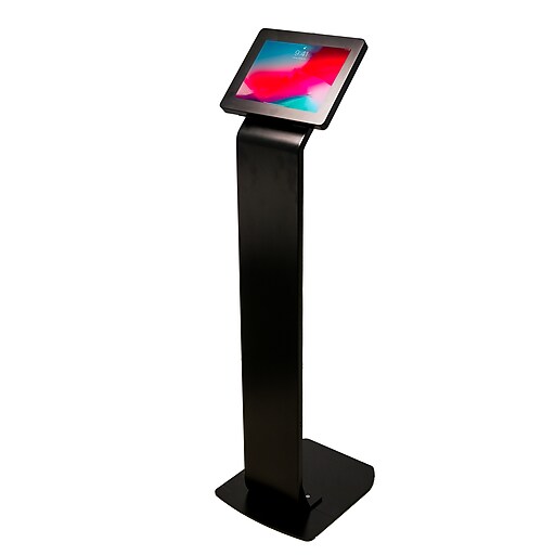 CTA Digital Premium Locking Floor Stand Kiosk Black Staples