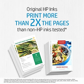 HP564XL/564 Black High Yield and Cyan/Magenta/Yellow Standard Yield Ink Cartridge, 4/Pack (N9H60FN#140)