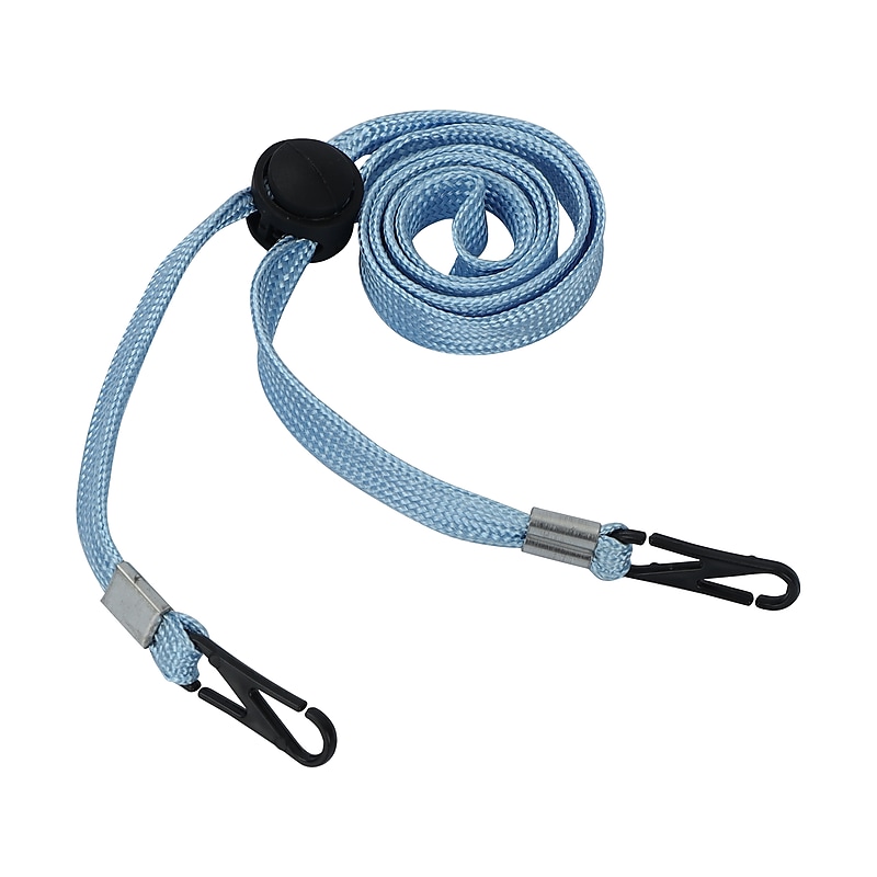 Cliq-It Lanyard, Light Blue, Each (CL61312LB) image 1