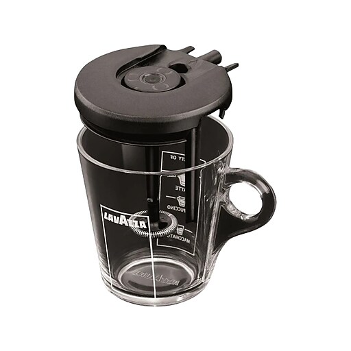 lavazza glass mug for deséa