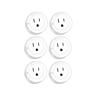 ETEKCITY Voltson WiFi Smart Plug, White, 6/Pack (EDESSPECSUS0023