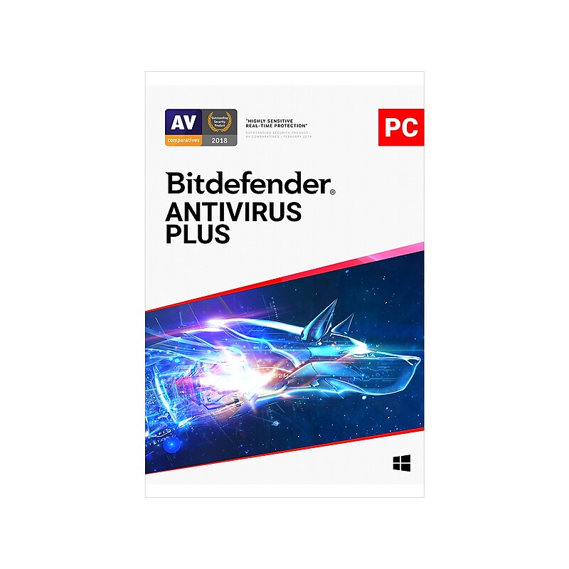 Bitdefender Antivirus Plus for 3 Devices, Windows, Download (AV01ZZCSN1203LEN) image 1