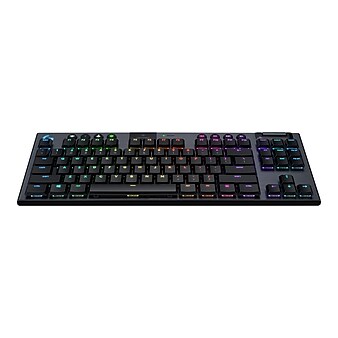 Logitech G915 TKL Tenkeyless LIGHTSPEED Wireless RGB Mechanical Gaming Keyboard, Black (920-009512)