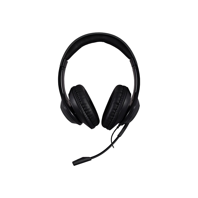 V7 Noise Canceling Stereo Headset, Over-the-Head, Black/Gray (HC701) image 1