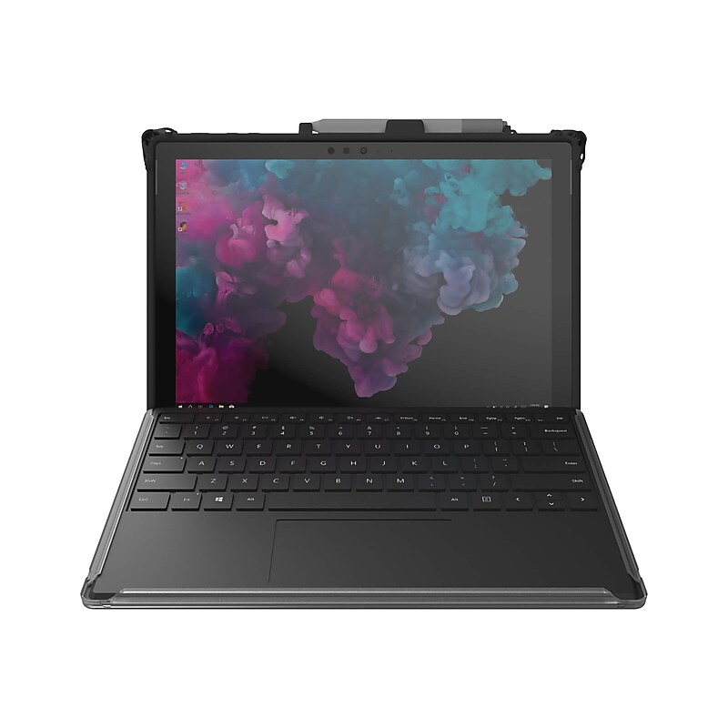 The Joy Factory CWM310MP aXtion Edge MP Case for Microsoft Surface Pro, Black/Transparent image 1