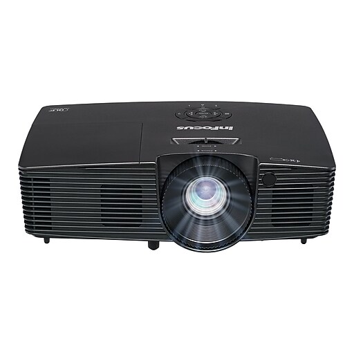 InFocus Home Theater (IN112XV) DLP Projector, Black at Staples
