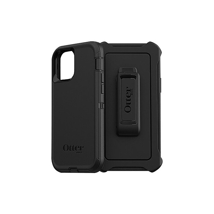 OtterBox Defender Series Black Rugged Case for iPhone 12/12 Pro