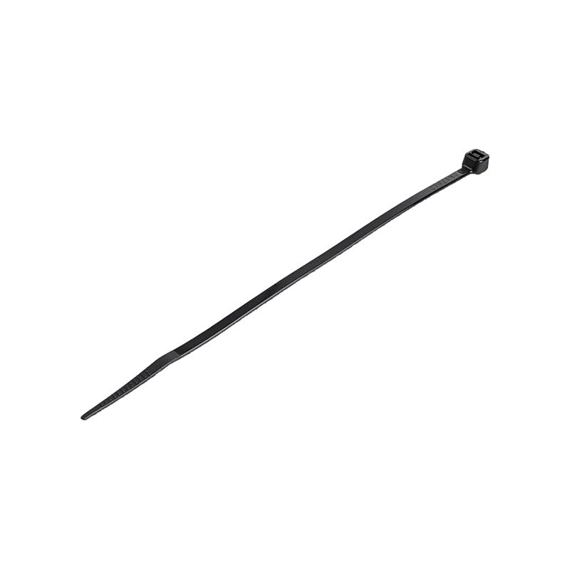 StarTech 1000 Pack 6" Cable Ties - Black Medium Nylon/Plastic Zip Adjustable Network Wraps UL TAA Nylon Tie (CBMZT6BK) image 1