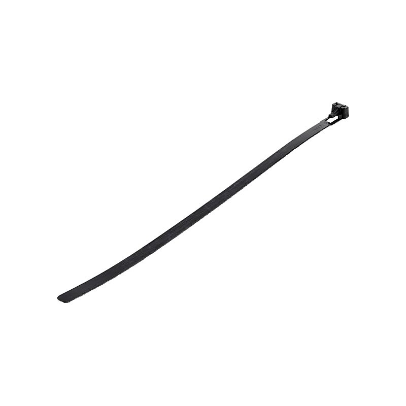 StarTech Cable Ties, 9.84" x 0.3", Black (CBMZTRB10BK) image 1
