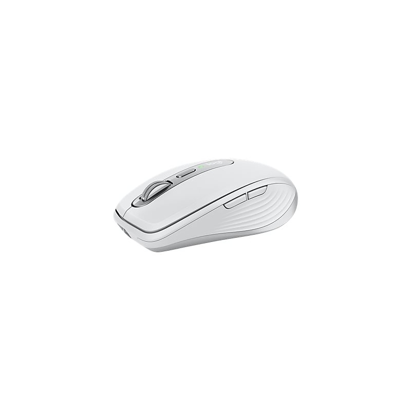 Logitech MX Anywhere 3 Wireless Ergonomic Ambidextrous Laser USB Mouse, Pale Gray (910-005985) image 1