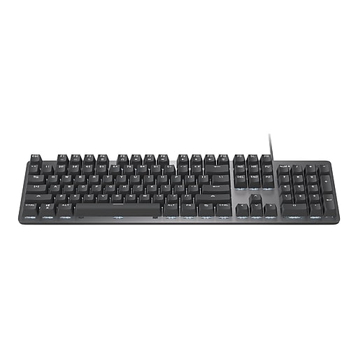 Logitech K845 Mechanical Illuminated Aluminum Gaming Keyboard, Red