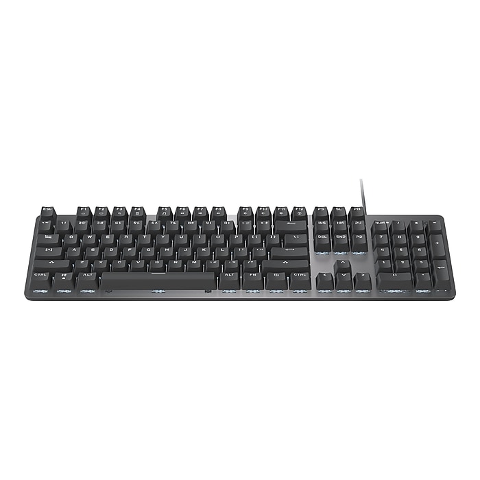 Logitech K845 Mechanical Illuminated Aluminum Gaming Keyboard, Red